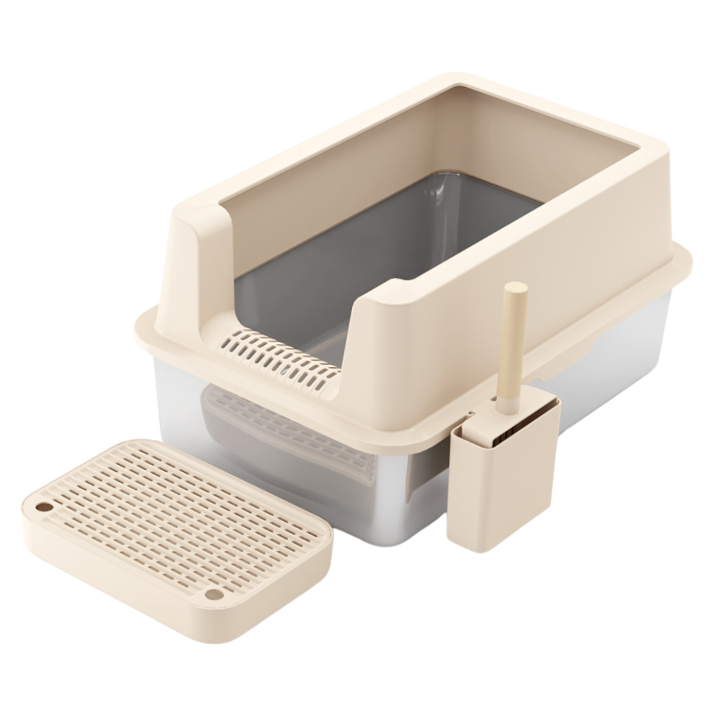 XL Front Entry Stainless Steel Litter Box