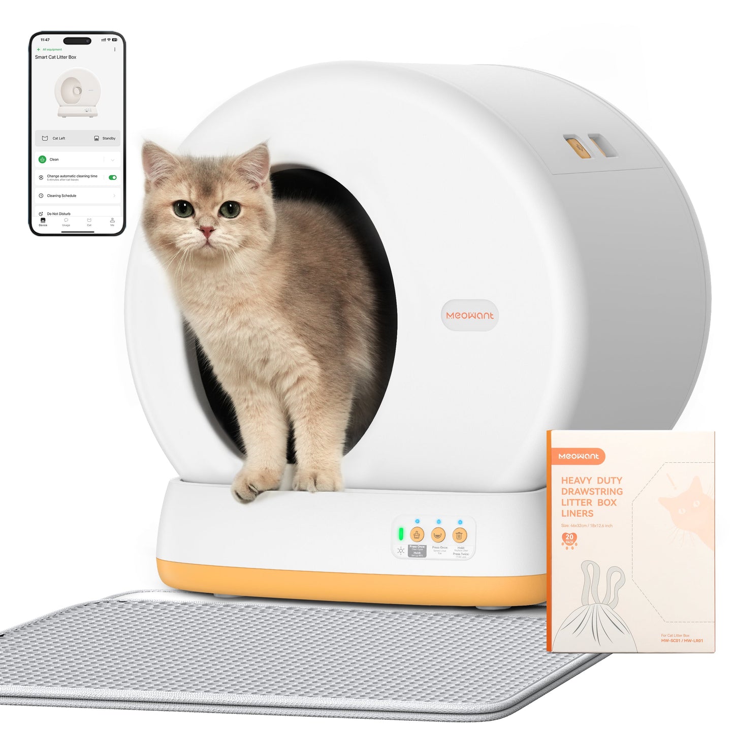 Meowant Self-Cleaning Cat Litter Box - MW-SC01