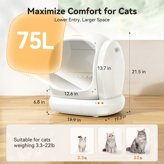 Meowant Self-Cleaning Cat Litter Box - MW-SC02