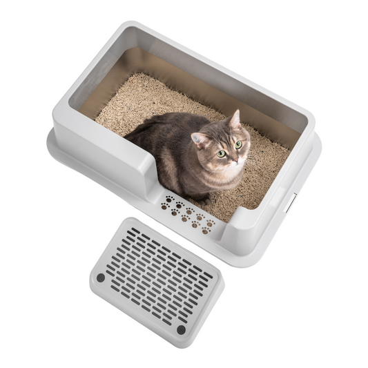 XL Side Entry Stainless Steel Litter Box